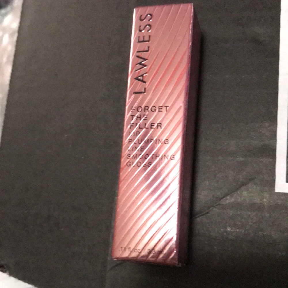 Lawless Beauty Forget The Filler Lip Plumping Line Smoothing Gloss. New/Unopened
